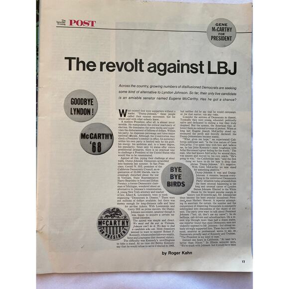 Vtg. Saturday Evening POST Feb 10, 1968, LBJ, Cancer "cures", Arthur Miller - Picture 8 of 11